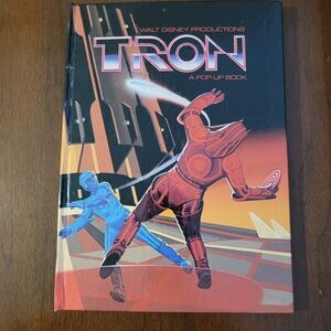 Disney's TRON 1982 RARE pop up hardcover book